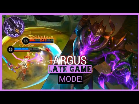 Berserk mode on! - ARGUS Ranked Gameplay【Mobile Legends】