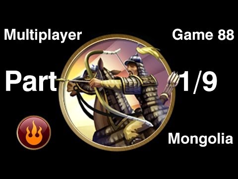 Civilization 5 Multiplayer 88: Mongolia [1/9] ( BNW 6 Player Free For All) Gameplay/Commentary