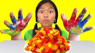 Wendy Goes Fishing with Gummy Worm Bait | Kid Stops Thanos from Doing Bad Things