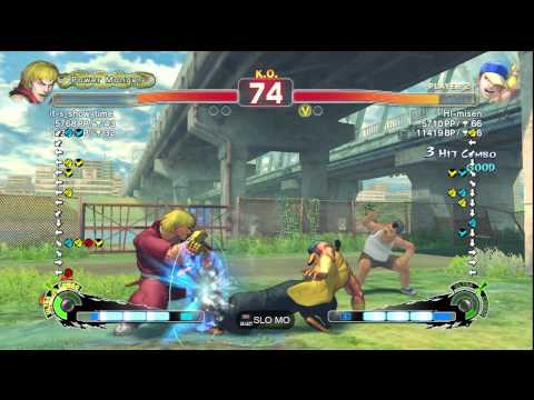 SSF4 AE Ver. 2012: 1P [Ken] vs. HI-misen [Yun] - PSN Ranked Match
