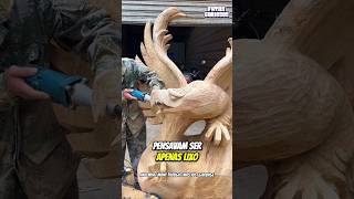 ELE VIU O QUE NINGUÉM VIU! O segredo escondido dentro de um tronco descartado ✨🎨