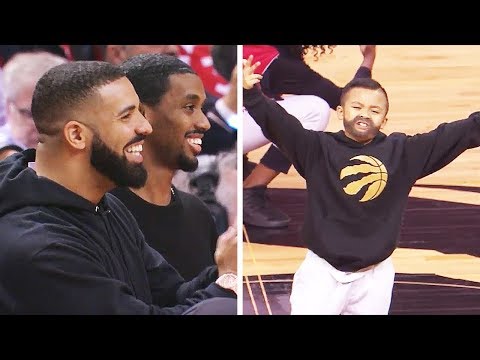 Drake Shows Love To 'Mini-Drake' At NBA Finals
