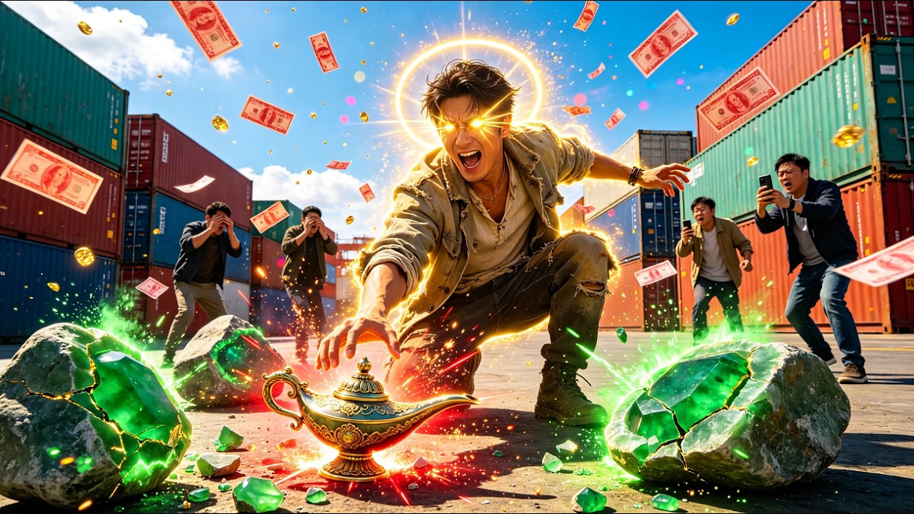 Broken lamp, heavenly eye! Container boxes, quarry wins. Dock coolie to billionaire CEO!