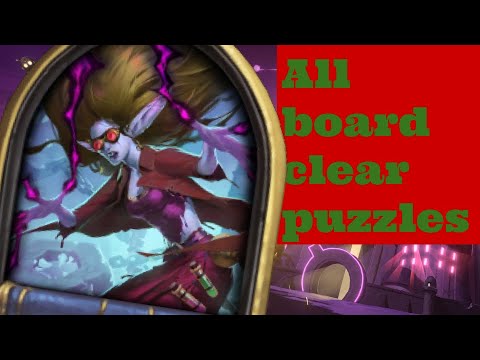 Hearthstone - All Board-clear puzzles
