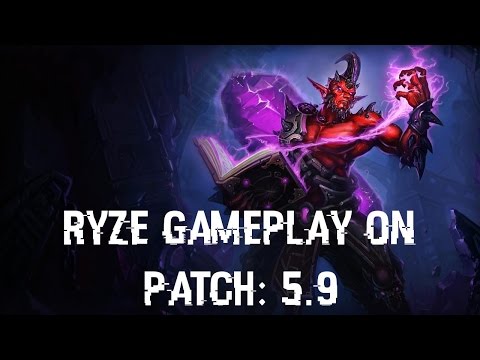 SKT T1 Faker : Ryze vs Ahri : KR LOL Challenger 978LP: Patch 5.9