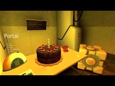 steam-community-video-portal-the-main-menu-cake-is-not-a-lie