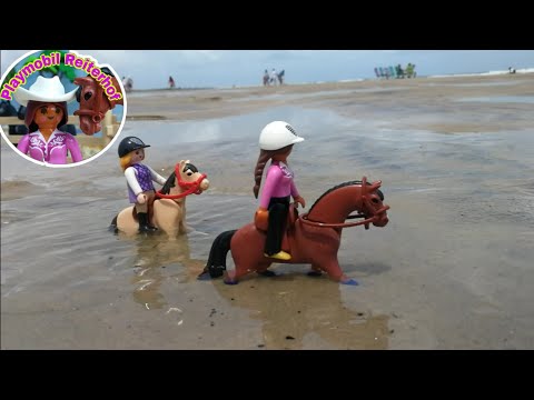 Playmobil Pferde - Ausritt ans Meer - FMA Ausflug Playmobil Reiterhof Pferdehof Bauernhof 4K