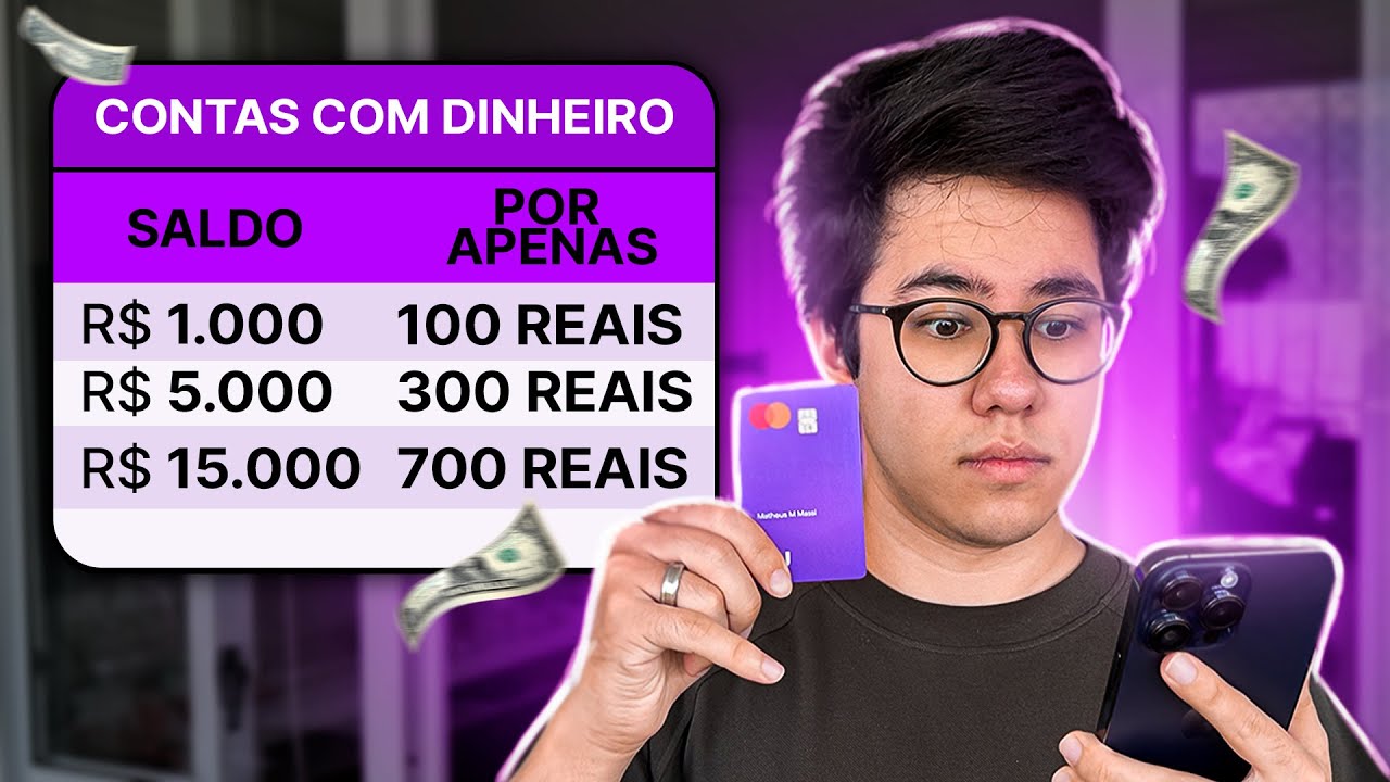 COMPREI UMA CONTA DO NUBANK COM SALDO! CAÍ NO GOLPE?