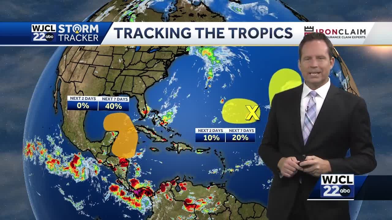 The latest on the weekend forecast and possible tropical development next week