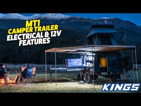 Adventure Kings MT1 Camper Trailer Electrical & 12v Features