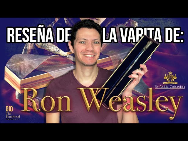 Vídeo relacionado con The Noble Collection - Varita de Personaje de Ron Weasley - Varita del Mundo mágico de 36 cm con Etiqueta de Nombre - Juego de películas de Harry Potter, varitas de Accesorios de película