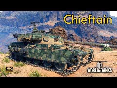Chieftain Mk. 6, 10.6K DMG, Master Class, 3rd Mark, High Caliber, El Halluf - World of Tanks