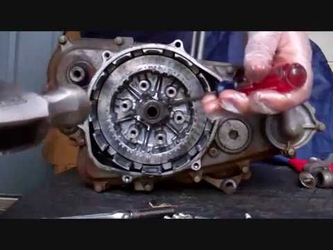 CRF 450 clutch disassembly