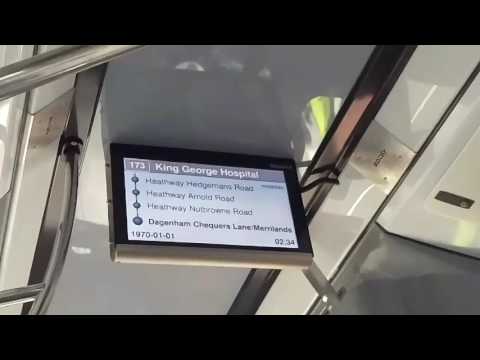 Interline Bus Internal Destination Indicator Testing