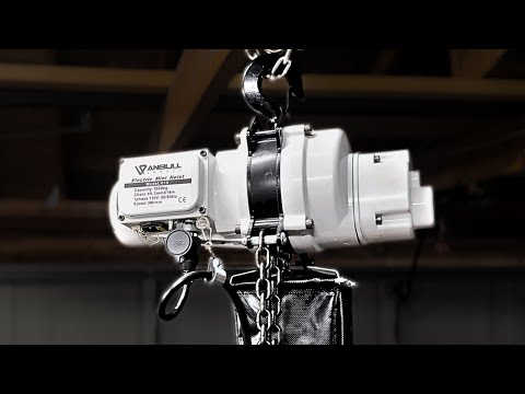 ✅ ANBULL 2200lbs Electric Chain Hoist Review & Setup | 1-Ton Lift for Garage, Workshop, or Warehouse
