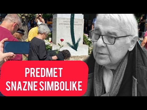 PREDMET SNAŽNE SIMBOLIKE: Pogledajte šta je kćerka Branka Cvejića spustila u OČEV GROB!