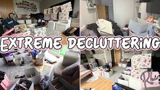 DECLUTTER WITH ME: I Made a HUGE Mess But It Had to Be Done!