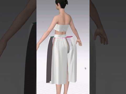 Wait for it... 👀 Digital design made in CLO by Maroulee