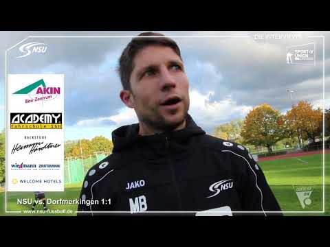 10.10.20 | Stimmen zum Spiel Neckarsulmer Sport-Union - Sportfreunde Dorfmerkingen 1:1