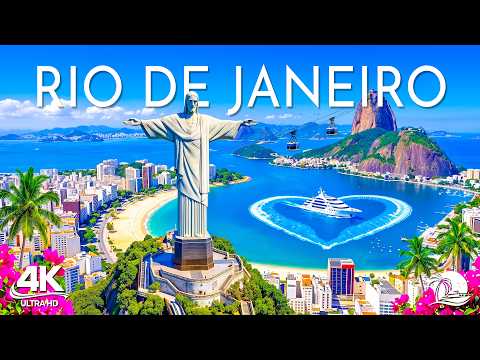 [4K] Rio de Janeiro 🇧🇷 Awe-Inspiring Paradise, Mountain Backdrops & Coastal Beauty