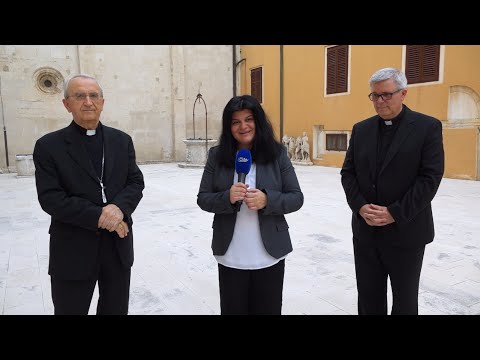 Pregled dana - Zadarski nadbiskup Želimir Puljić i mons. Milan Zgrablić