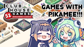 Thumbnail for 【COLLAB】 Playing games with Pikamee!!! (2:07:14)
