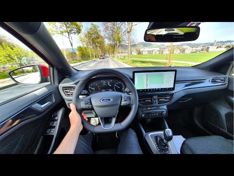 New Ford Focus ST Line Hatchback 2023 Test Drive POV