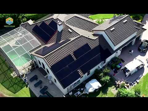 25 kW Tile Roof LG Battery