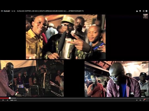 DJ BLACK COFFEE LIVE 2014 [ SOUTH AFRICAN HOUSE MUSIC DJ ] .....STREETCORNER TV