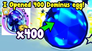 I Opened 400 Dominus Eggs And Got These Pets! - Pet Simulator X Roblox