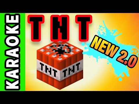 MINECRAFT SONG Instrumental / Karaoke: "TNT" [TryHardNinja & CaptainSparklez]