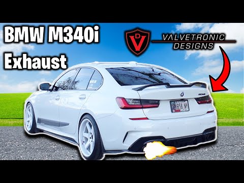 BMW M340i Valvetronic Exhaust & Catless Downpipe, INSANE Sound
