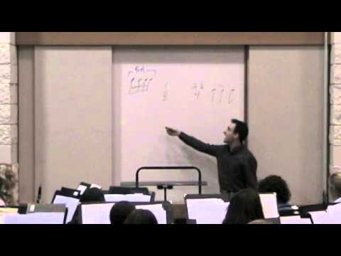 Grant Linsell rehearsing Grainger - Lincolnshire Posy 5: Lord Melbourne - First Rehearsal!