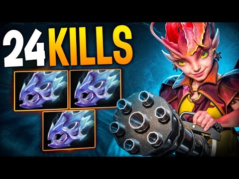 This Most Broken Build For Dark Willow in 7.39e🔥🔥🔥25 Kills | Dota 2 Gameplay