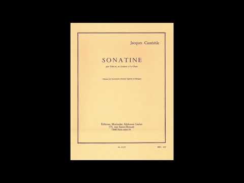 Castérède: Sonatine 2nd Mov (A=442) "Karaoke - Accompaniment"