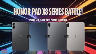 Honor Pad X8 lite vs Honor Pad X8 vs Honor Pad X8a vs Honor Pad X8b