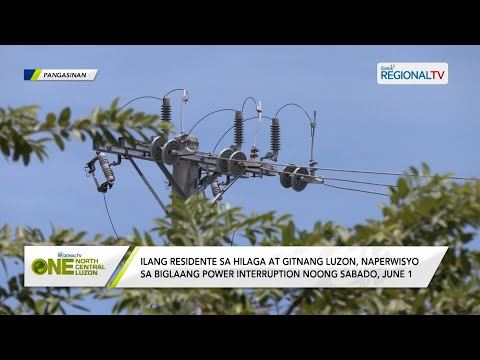 One North Central Luzon: Ilang residente, naperwisyo sa biglaang power interruption noong Sabado