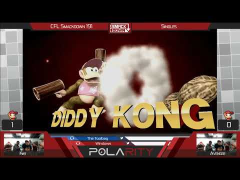 CFL Smackdown 191 Smash 4 - Kiki (Diddy Kong) vs Avenger (Diddy Kong) - Singles