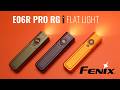 Fenix E06R PRO RG Flat Flashlight With Red Light And Green Laser Pointer