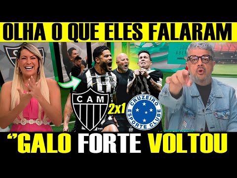 GALO CALOU OS ANTIS E BATEU DE VIRADA O CRUZEIRO! IMPRENSA EXALTA A VITÓRIA DO GALO