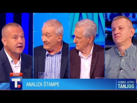 Analiza štampe 10.08.22. - Robert Čoban i Dušan Stojaković • DOBRO JUTRO TANJUG
