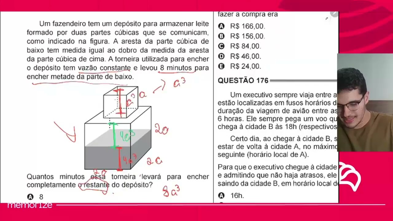 Resolução em Vídeo — Questão 177 ENEM 2014