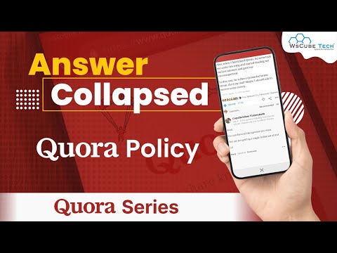 Why Quora Answer Collapsed | Quora Policy Tutorial Hindi