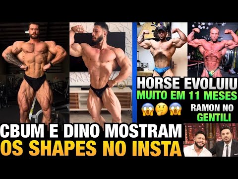 CBUM E RAMON POSTAM SHAPES ABSURDOS - HORSE EM 11 MESES EVOLUÇÃO BRUTAL E MAIS