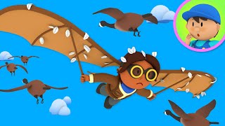 A Flying Machine gets squeaky clean at the Car Wash Cartoon for Kids