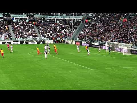 Juventus - Benevento 5 novembre 2017 gol su punizione di Ciciretti