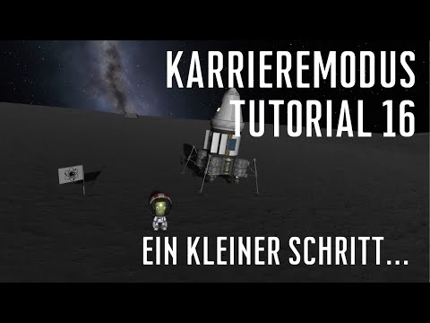 KSP 1.11 Karriere Tutorial 16 - Erste Mun-Landung (2/3): Abstieg und Landung