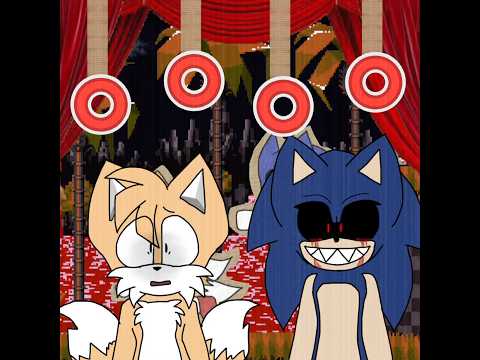 ||Sinking Town|| Sonic exe and Tails|| #animation #sonic #art #trend