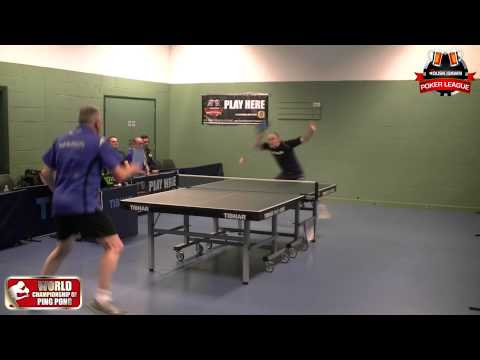 Sandpaper Ping Pong  - Neale Vs Rushton (Semi Final WCPP Qualifier August 2013)