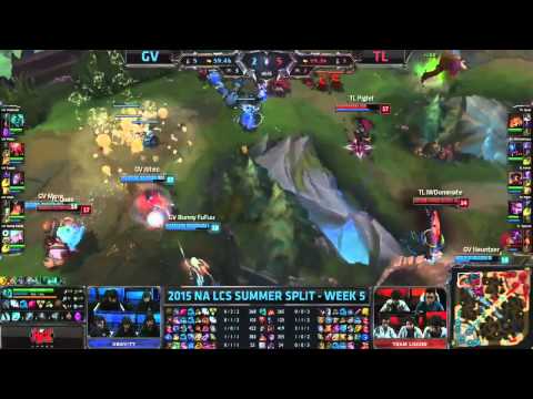 Gravity  VS Liquid Highlights   2015 NA LCS Summer W5D2
